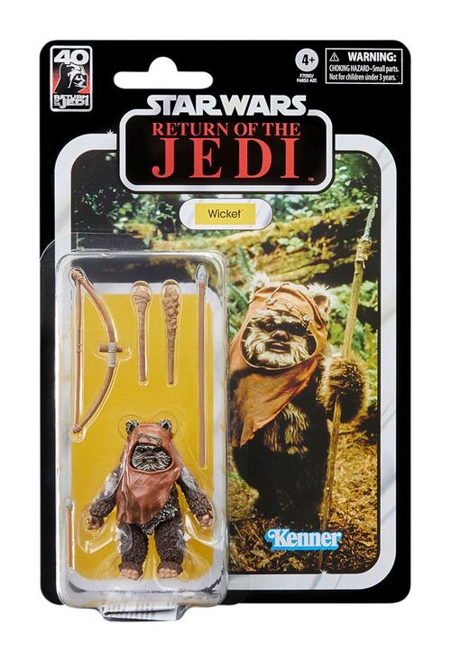 FIGURA WICKET 15 CM STAR WARS EPISODE VI 40TH ANNIVERSARY BLACK SERIES