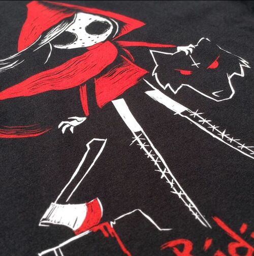 CAMISETA AKUMU DEAD RIDING HOOD MEN TSHIRT XL