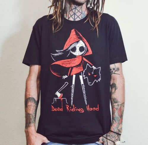 CAMISETA AKUMU DEAD RIDING HOOD MEN TSHIRT XL