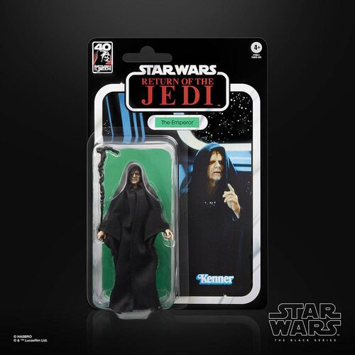 FIGURA STAR WARS EPISODE VI 40TH ANNIVERSARY BLACK SERIES THE EMPEROR 15 CM