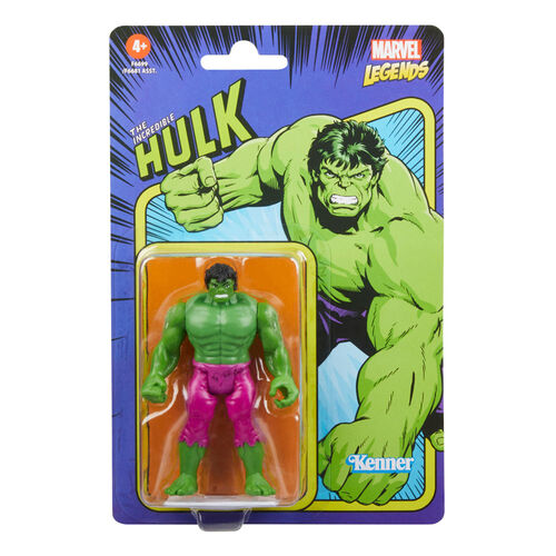 MARVEL LEGENDS RETRO COLLECTION FIGURA THE INCREDIBLE HULK 10 CM