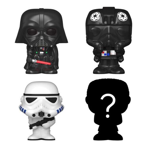 STAR WARS PACK DE 4 FIGURAS BITTY POP! VINYL DARTH VADER 2,5 CM