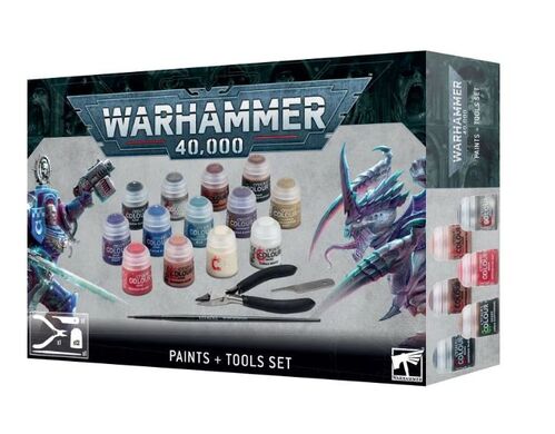 WARHAMMER 40,000: SET DE PINTURA Y HERRAMIENTAS