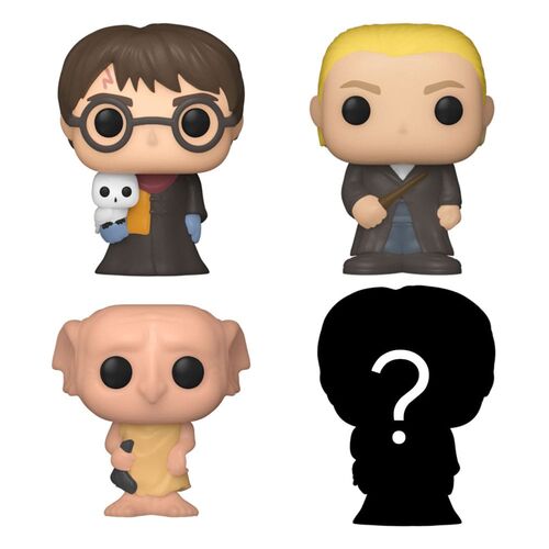 PACK DE 4 FIGURAS BITTY POP! VINYL HARRY 2,5 CM HARRY POTTER