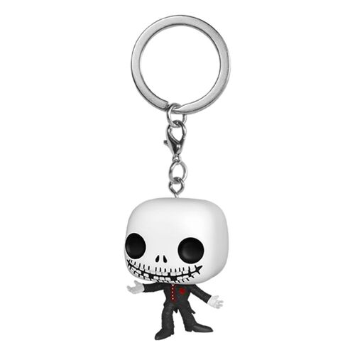 LLAVERO POCKET POP! VINYL FORMAL JACK 4 CM PESADILLA ANTES DE NAVIDAD 30TH