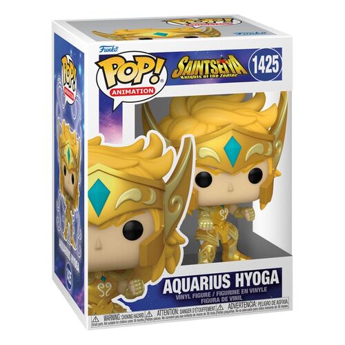 FIGURA POP! ANIMATION GOLD AQUARIUS HYOGA 9 CM SAINT SEIYA