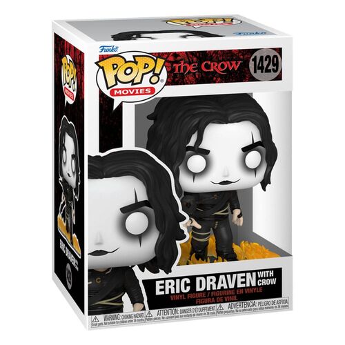 FIGURA ERIC W/CROW 9 CM THE CROW POP! MOVIES VINYL