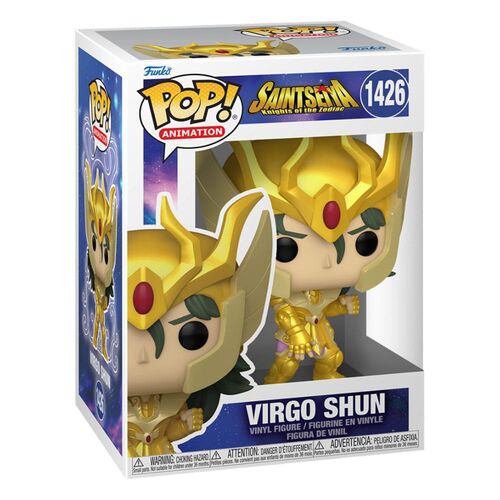 FIGURA POP! ANIMATION GOLD VIRGO SHUN 9 CM SAINT SEIYA