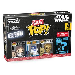 PACK DE 4 FIGURAS BITTY POP! VINYL LEIA 2,5 CM STAR WARS