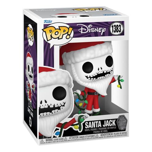 FIGURA POP! DISNEY VINYL SANTA JACK 9 CM PESADILLA ANTES DE NAVIDAD 30TH