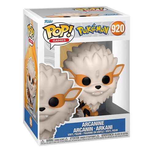 FIGURA ARCANINE (EMEA) 9 CM POKEMON POP! GAMES VINYL