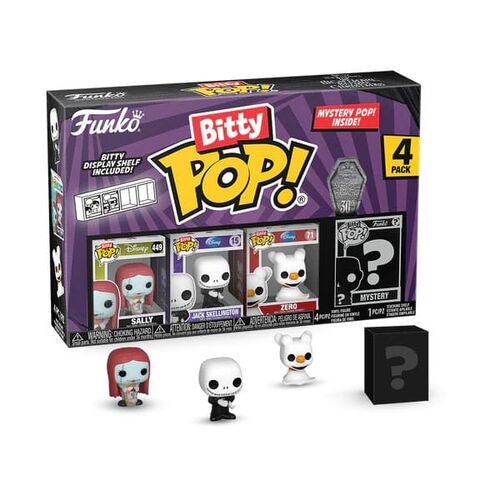 PACK DE 4 FIGURAS BITTY POP! VINYL SALLY 2,5 CM PESADILLA ANTES DE NAVIDAD