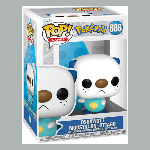 FIGURA OSHAWOTT (EMEA) 9 CM POKEMON POP! GAMES VINYL