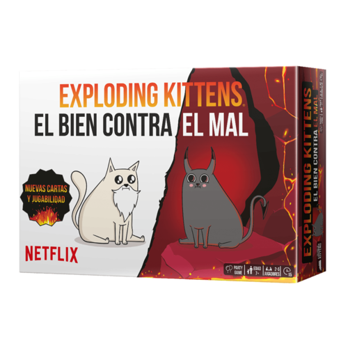 EXPLODING KITTENS EL BIEN CONTRA EL MAL