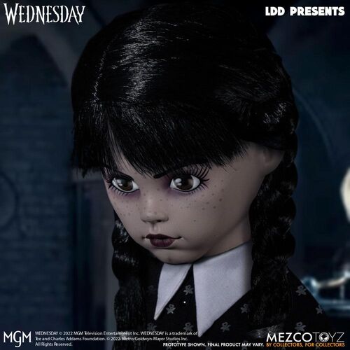 MUECO WEDNESDAY ADDAMS 25 CM WEDNESDAY LIVING DEAD DOLLS