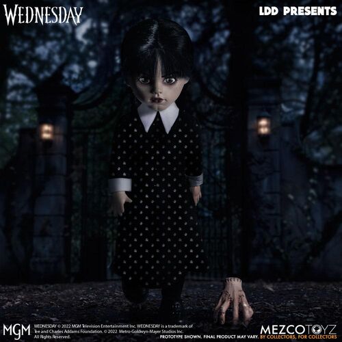 MUECO WEDNESDAY ADDAMS 25 CM WEDNESDAY LIVING DEAD DOLLS