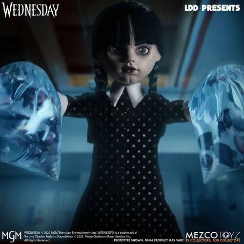 MUECO WEDNESDAY ADDAMS 25 CM WEDNESDAY LIVING DEAD DOLLS