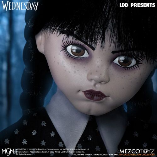 MUECO WEDNESDAY ADDAMS 25 CM WEDNESDAY LIVING DEAD DOLLS