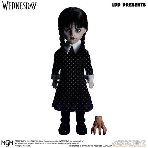 MUECO WEDNESDAY ADDAMS 25 CM WEDNESDAY LIVING DEAD DOLLS