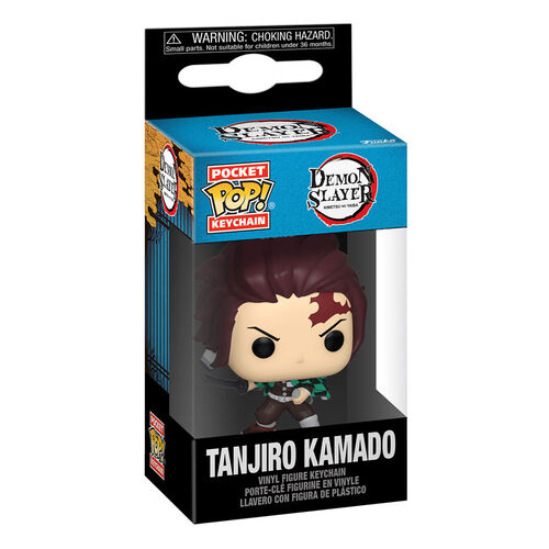 LLAVERO POCKET POP! VINYL TANJIRO 4 CM DEMON SLAYER