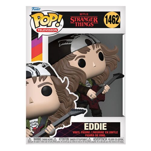 FIGURA HUNTER EDDIE WITH GUITAR 9 CM STRANGER THINGS POP! TV VINYL