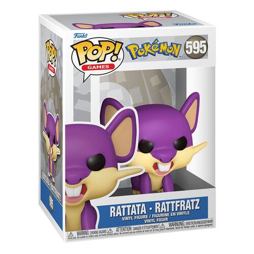 FIGURA RATTATA 9 CM POKEMON POP! GAMES VINYL