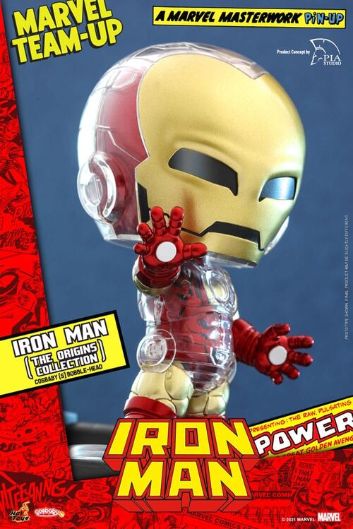 MINIFIGURA COSBABY (S) IRON MAN (THE ORIGINS COLLECTION) 10 CM MARVEL COMICS