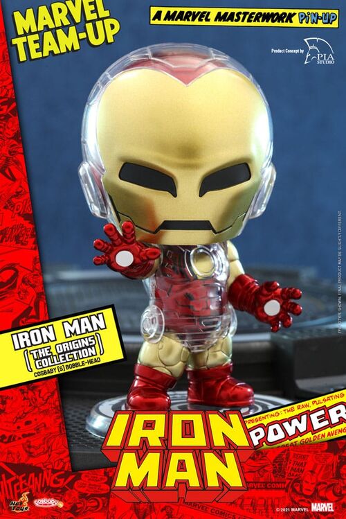 MINIFIGURA COSBABY (S) IRON MAN (THE ORIGINS COLLECTION) 10 CM MARVEL COMICS