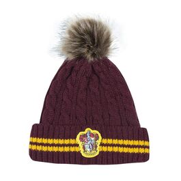 GORRO DE LANA CON POMPÓN GRYFFINDOR