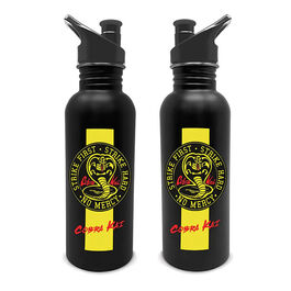 BOTELLA METÁLICA COBRA KAI EMBLEMA