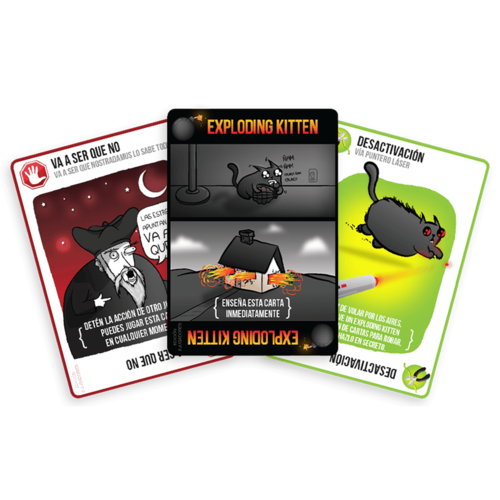 EXPLODING KITTENS EDICIN 2 JUGADORES