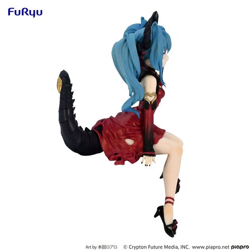 HATSUNE MIKU ESTATUA PVC NOODLE STOPPER HATSUNE MIKU VILLAIN RED COLOR VER. 16 CM