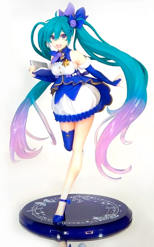 Figura Hatsune Miku 3rd season winter peana azul