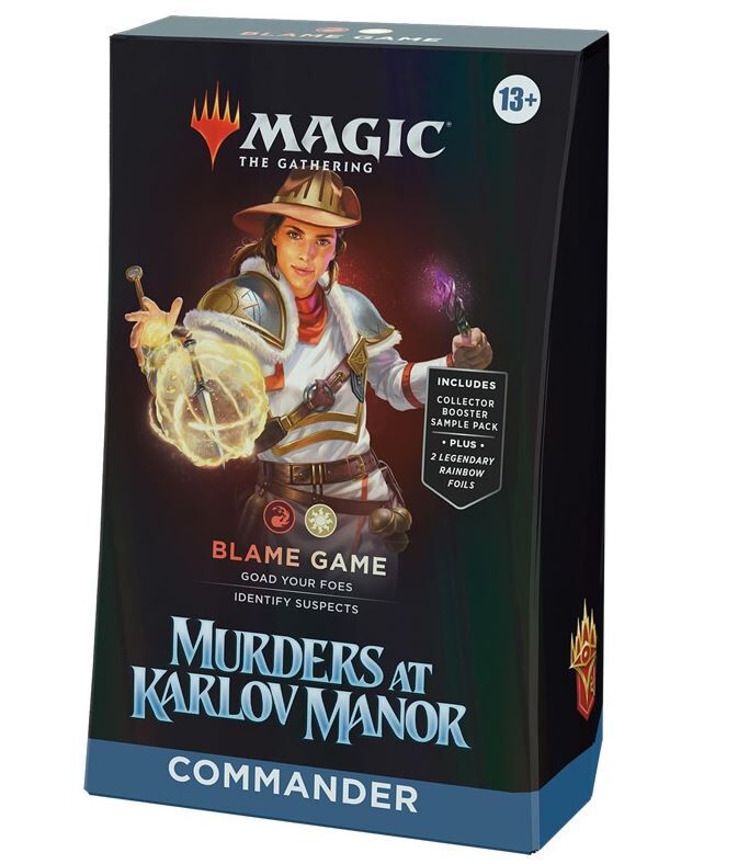 MAZO COMMANDER BLAME GAME - MURDERS AT KARLOV MANOR - MAGIC THE GATHERING - (INGLÉS)