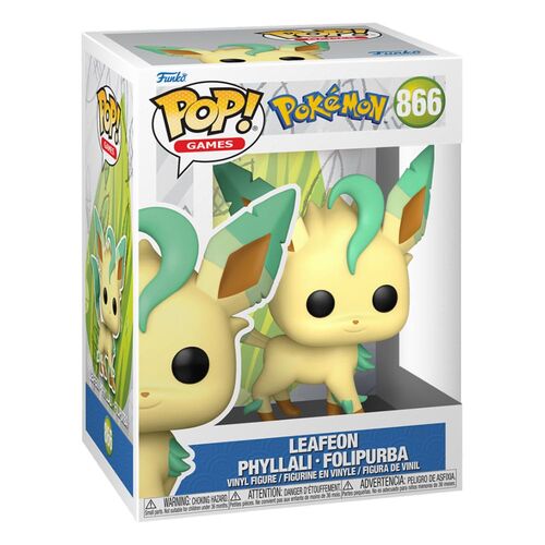 FIGURA LEAFEON (EMEA) 9 CM POKEMON POP! GAMES VINYL