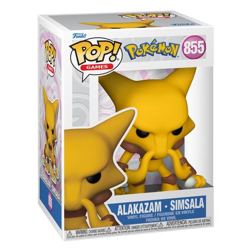 FIGURA ALAKAZAM (EMEA) 9 CM POKEMON POP! GAMES VINYL