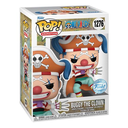 FIGURA BUGGY THE CLOWN 9 CM ONE PIECE POP! ANIMATION VINYL