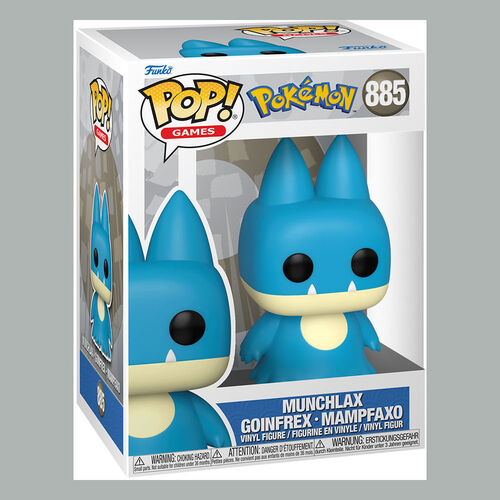 FIGURA MUNCHLAX (EMEA) 9 CM POKEMON POP! GAMES VINYL