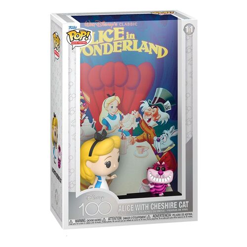 POP! MOVIE POSTER & FIGURA ALICE IN WONDERLAND 9 CM DISNEY'S 100TH ANNIVERSARY