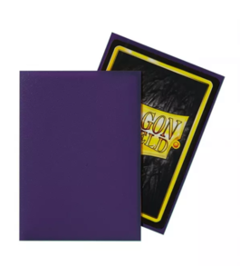 FUNDAS STANDARD MATTE MORADO (100 FUNDAS) DRAGON SHIELD.