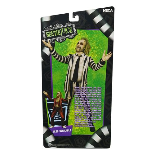 FIGURA BEETLEJUICE BLACK AND WHITE STRIPED SUIT 18 CM BEETLEJUICE 1988