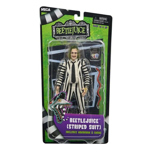 FIGURA BEETLEJUICE BLACK AND WHITE STRIPED SUIT 18 CM BEETLEJUICE 1988