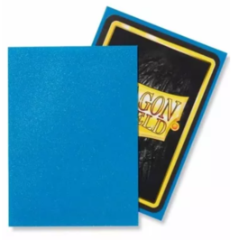 FUNDAS STANDARD SAPPHIRE MATTE COLOR AZUL (100 FUNDAS) DRAGON SHIELD.