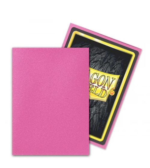 FUNDAS STANDARD MATTE PINK DIAMOND ROSA (100 FUNDAS) DRAGON SHIELD.