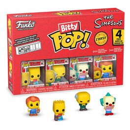 FIGURAS BITTY POP! VINYL SERIES 1 2 CM LOS SIMPSON PACK DE 4