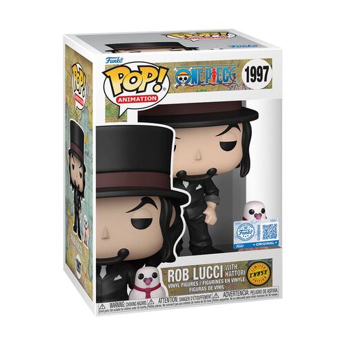 FIGURA ROB LUCCI WITH HATTORI CHASE 10 CM ONE PIECE POP!&BUDDY ANIMATION VINYL