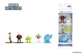 DISNEY PACK DE 5 FIGURAS NANO METALFIGS DIECAST DISNEY PIXAR 4 CM