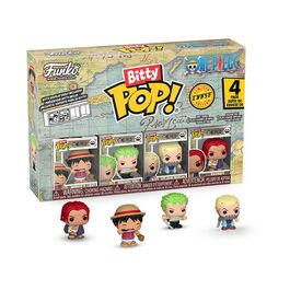 ONE PIECE PACK DE 4 FIGURAS BITTY POP! VINYL LUFFY 2,5 CM