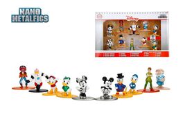 DISNEY PACK DE 10 FIGURAS NANO METALFIGS DIECAST WAVE 2 4 CM