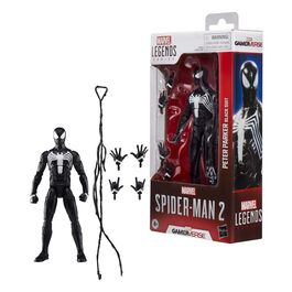 FIGURA PETER PARKER (BLACK SUIT) 15 CM SPIDER-MAN 2 MARVEL LEGENDS GAMERVERSE